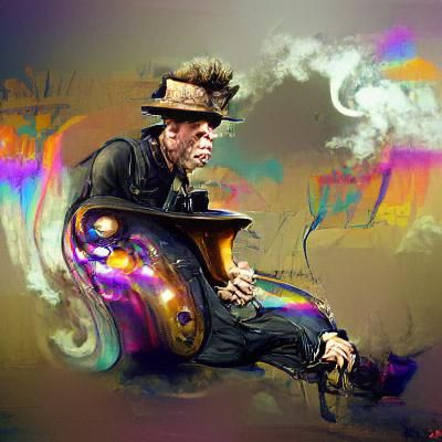 Psychedelic Steampunk Portrait