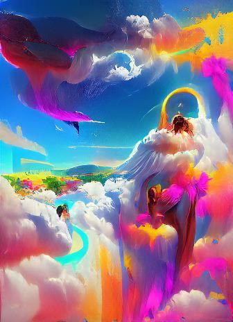 Ethereal Abstract of a Heavenly Realm