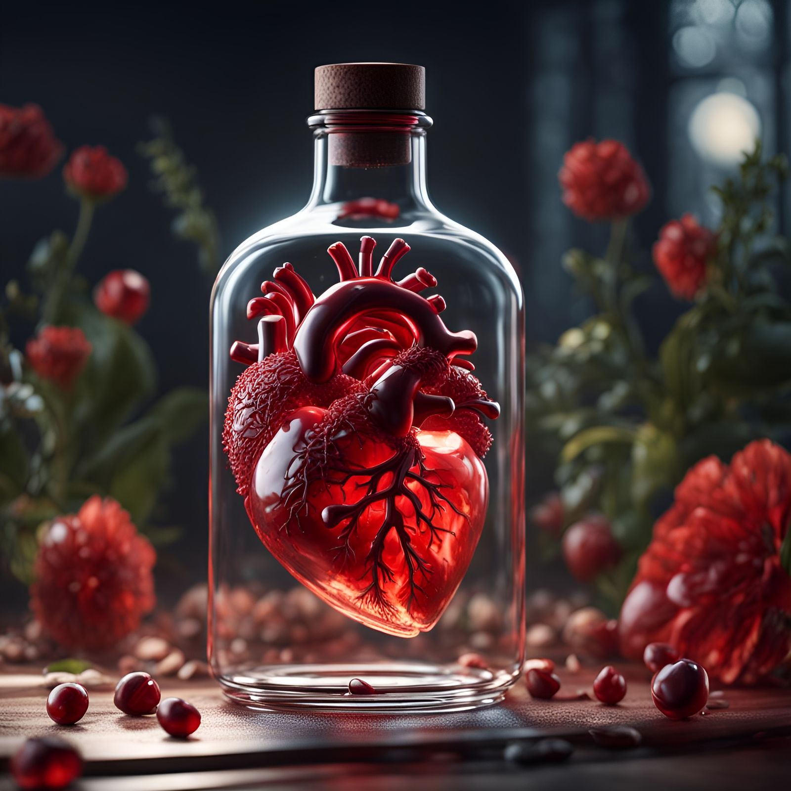 Bottled heart