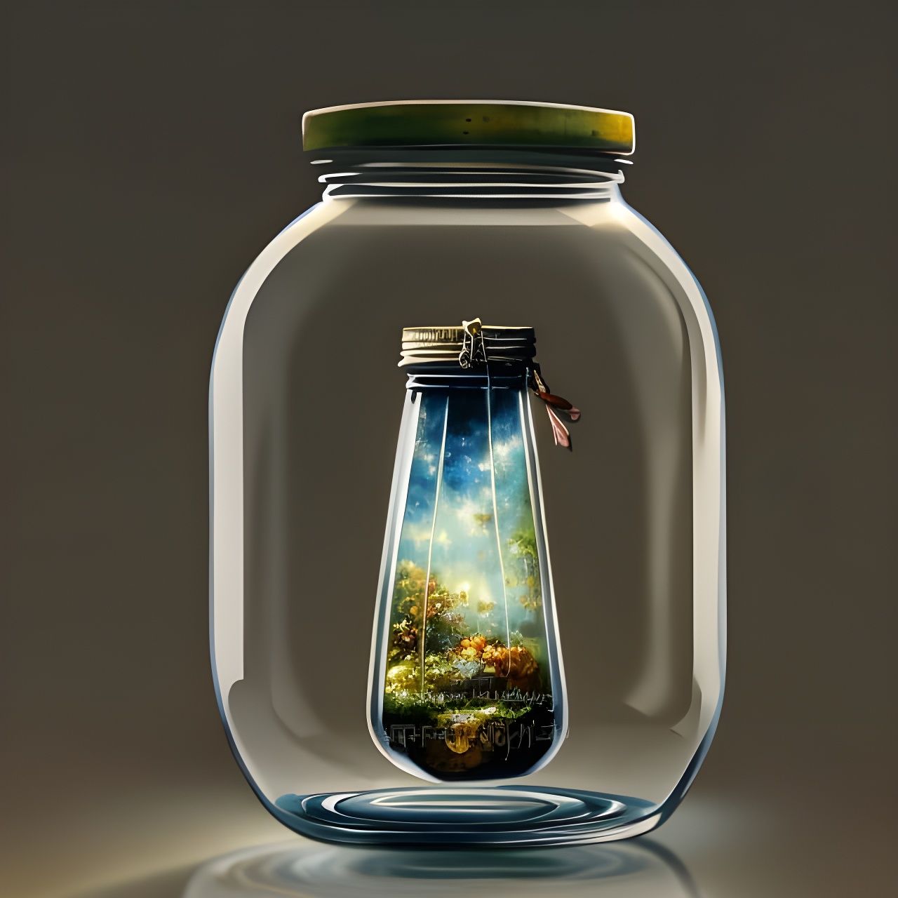 A whole World in a jar, in a jar