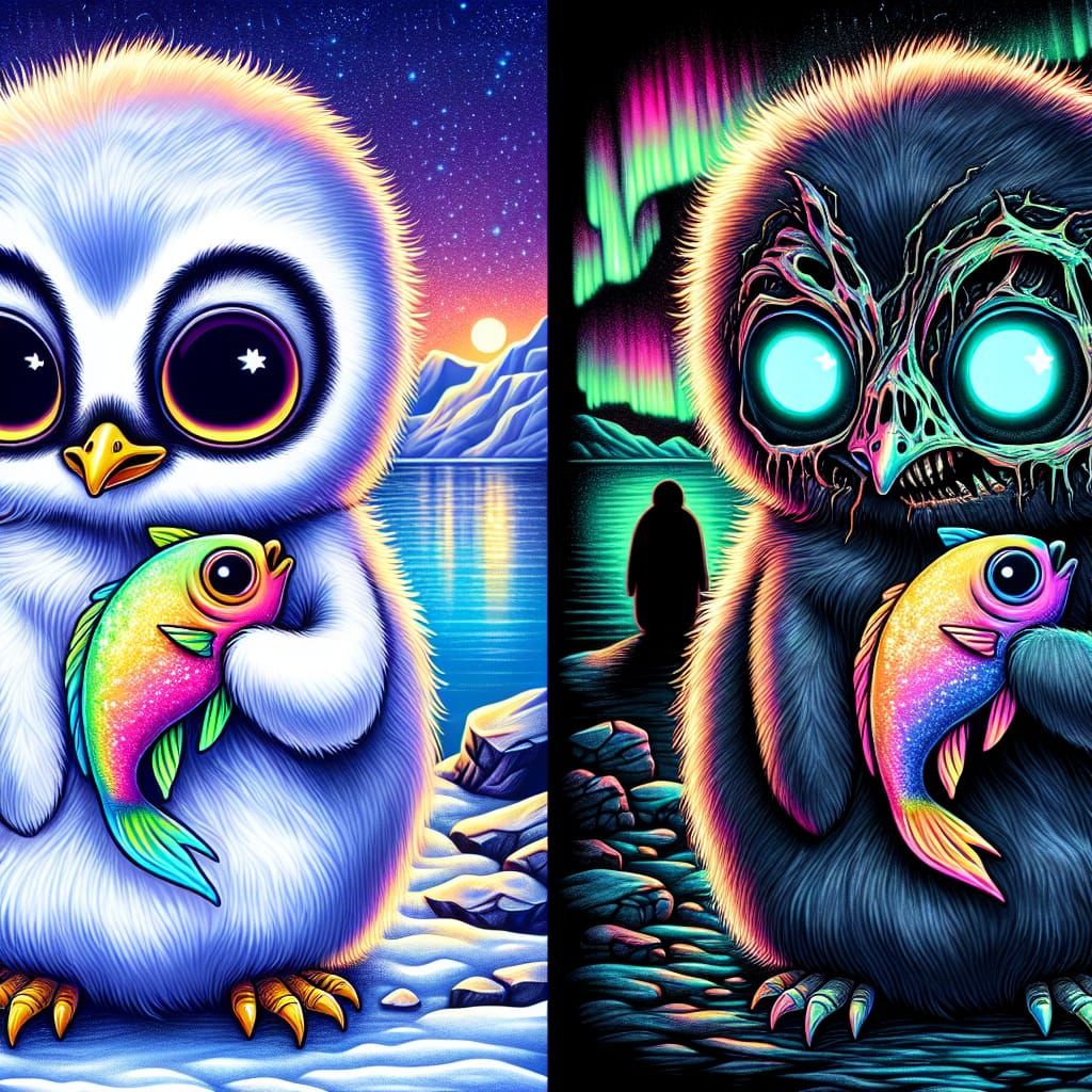 Eerie Adorability: The Duality of the Undead Penguin
