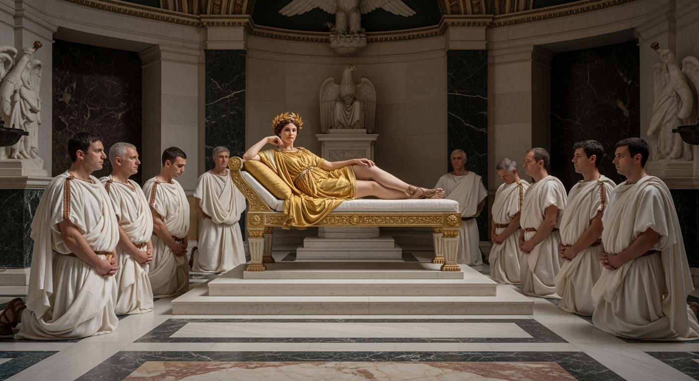 Empress Messalina in a Roman Palace