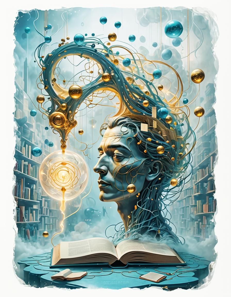 AI and Human Minds Merge in Surreal Digital Art