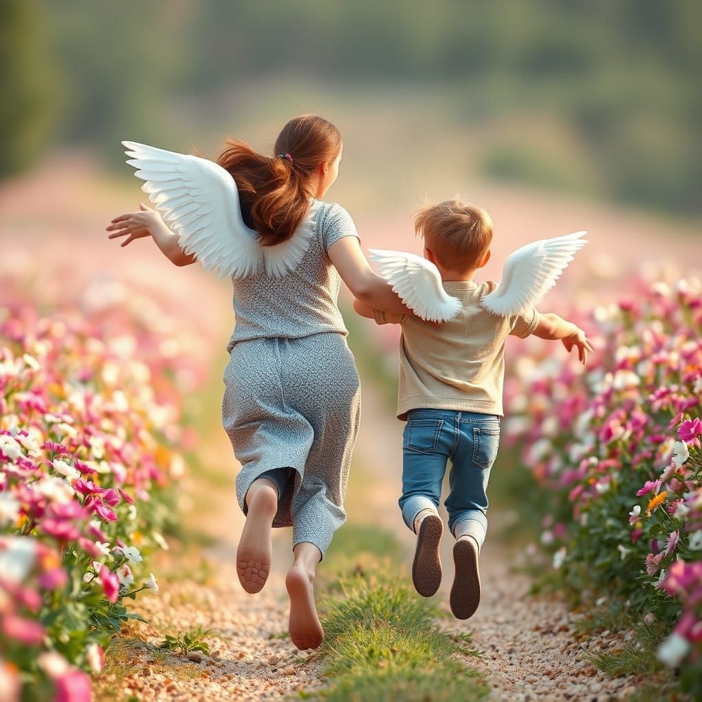 Mother and Son Reunited in Heavenly Bliss