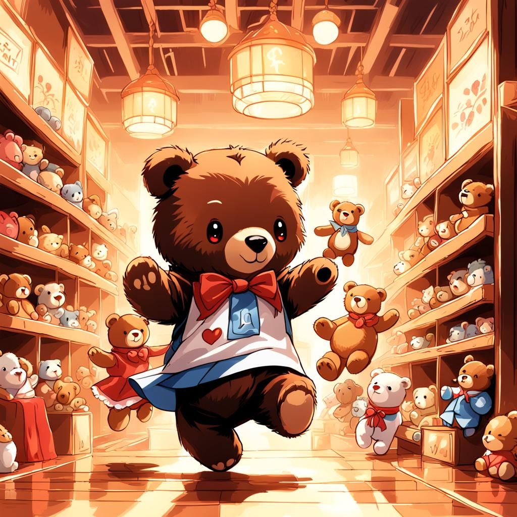 Teddy Bear's Anime Dance Class