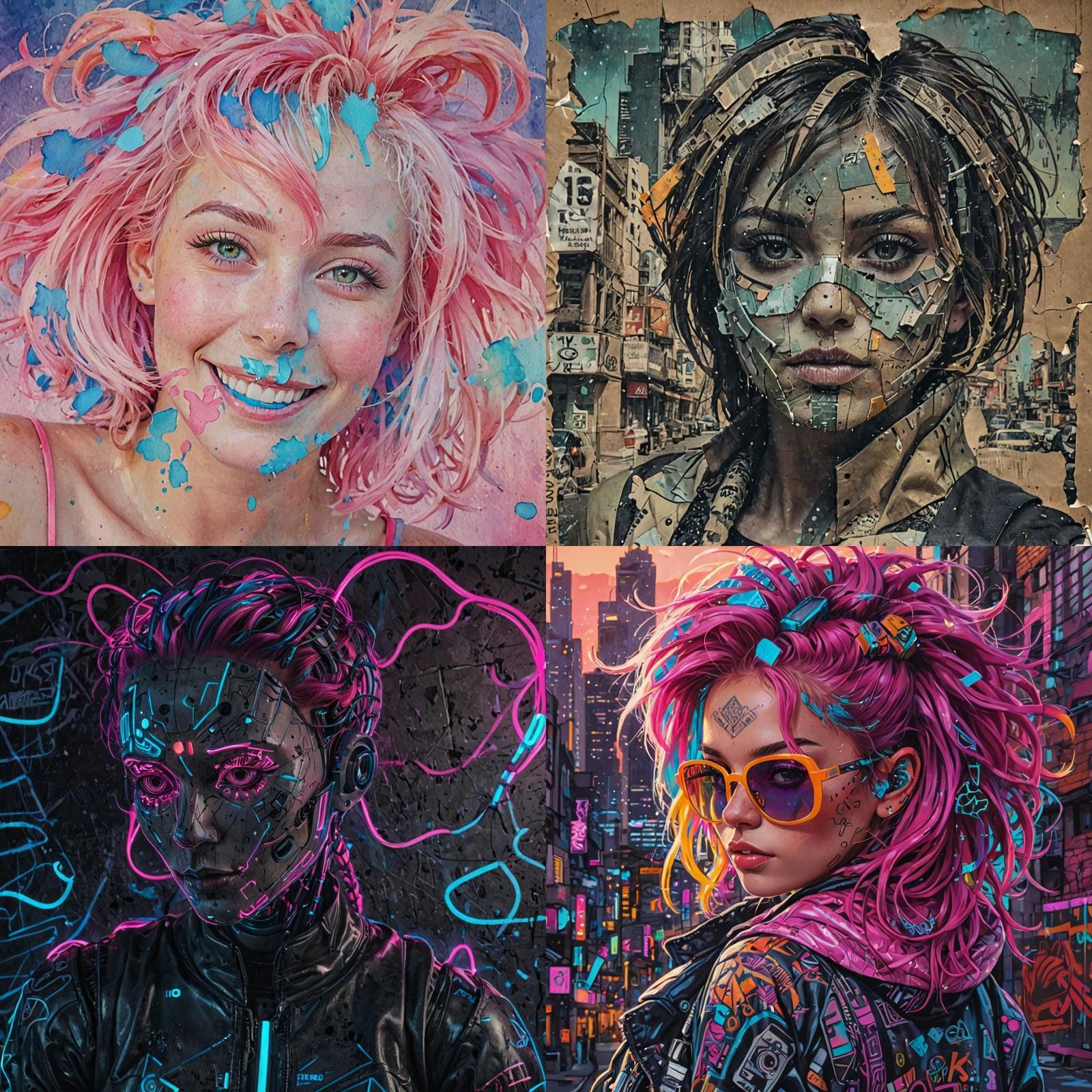 Mixed Media Profile Picture