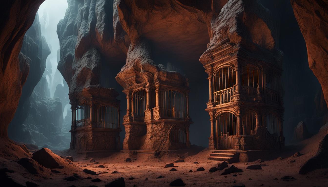 Horror Cave: Cannibal Cages in Ancient Temple