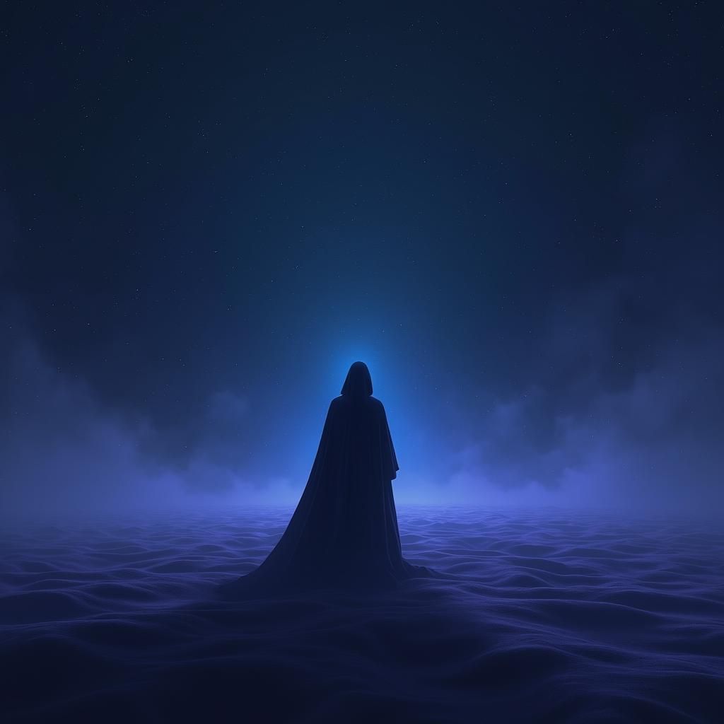 Lone Figure in Hyperspace, Cosmic Surrealism