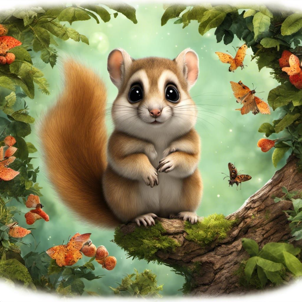 Adorable Siberian Flying Squirrel