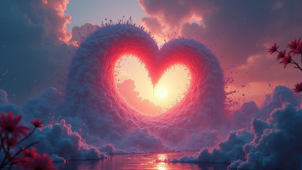 Fantastical Painting: What Love Is, Artstation Quality