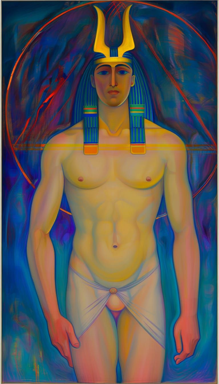 Thoth the Atlantean in Pavel Tchelitchew Style