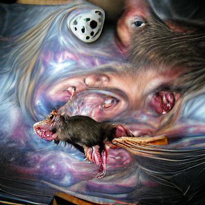 Rat Among the Stars in Cosmic Scene