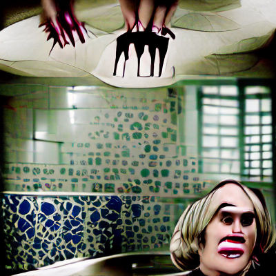 Nightmarish AI-Generated Horror Scene