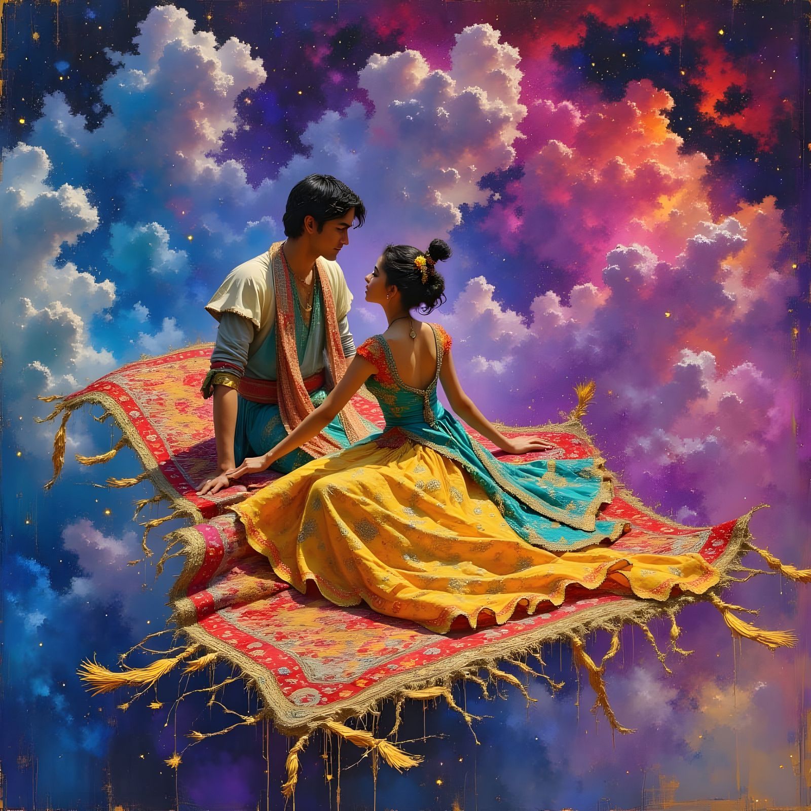 Love on the magic carpet