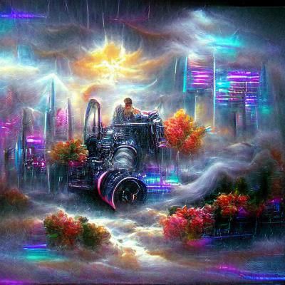 Astral Steampunk October by Pablo Amaringo in 8k