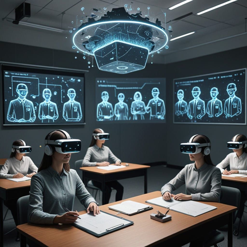 Holographic Educators in a Futuristic Learning Environment