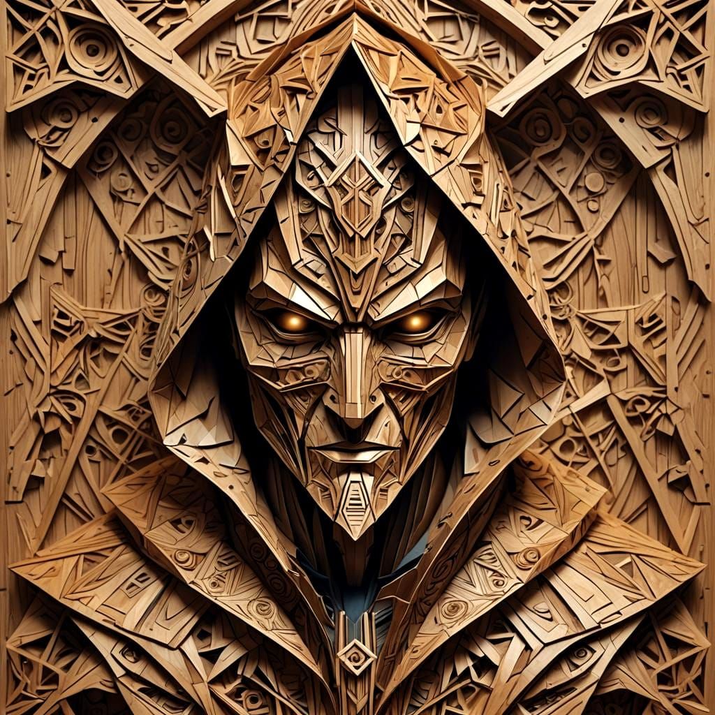 Cyberpunk Lord of Wood and Light