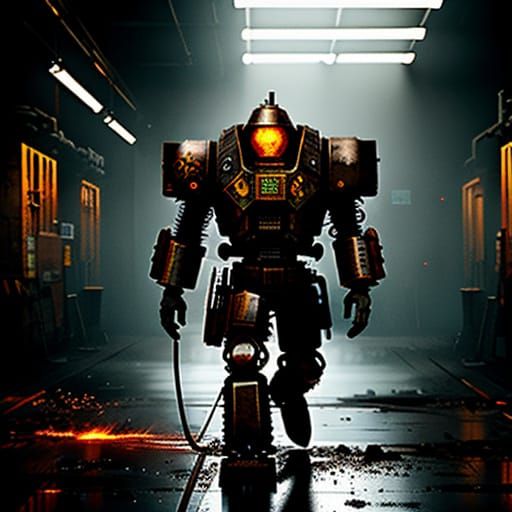 Diesel Injector Walker Concept Art