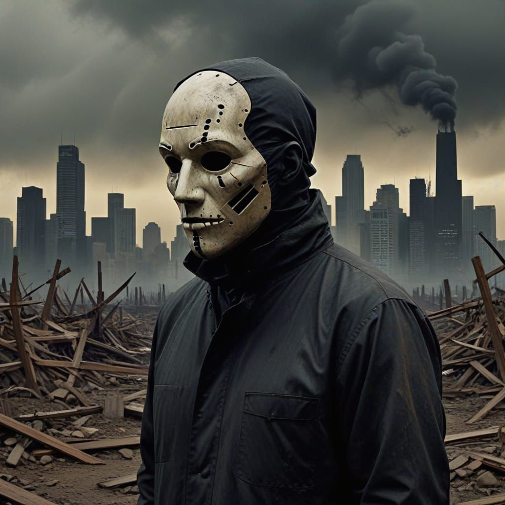 Ominous Figure in Shadows