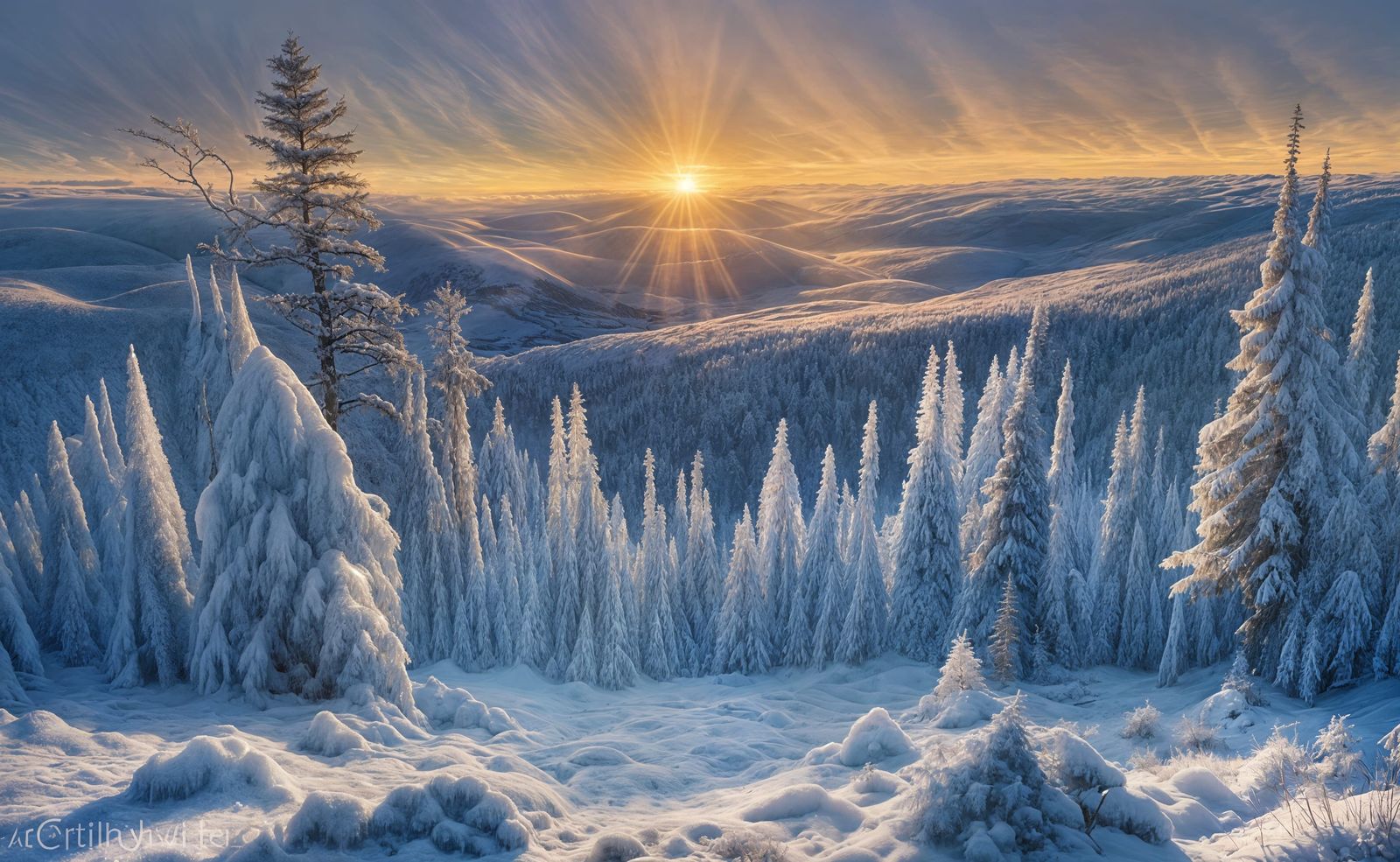 Frozen Winter Kingdom in Sublime Snowscapes
