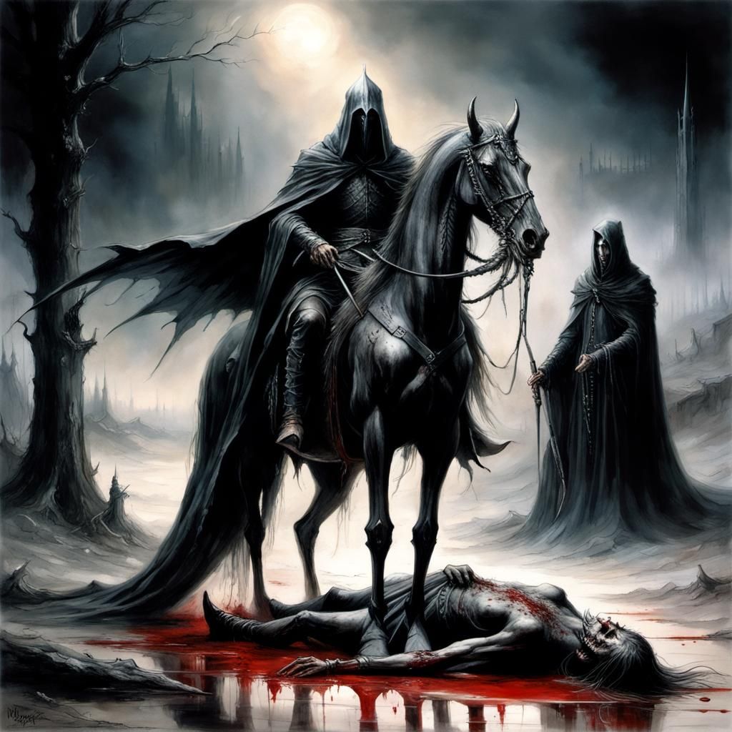 the Nazgul hounds his victim