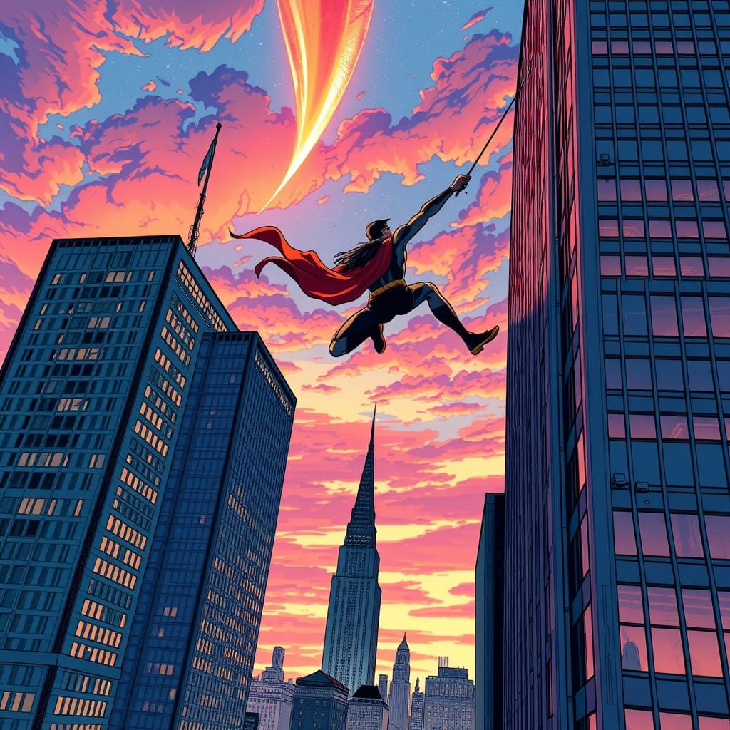 DC Dreamer Parkours Between Skyscrapers with Haley's Comet