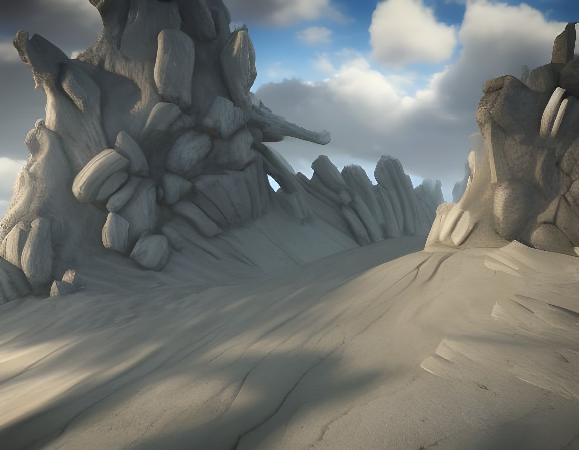 cloud spires trending on Artstation Unreal Engine 3D shading shadow depth