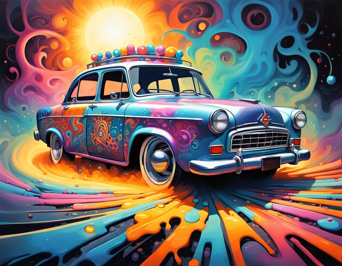 Checker Marathon in Graffiti Art Style