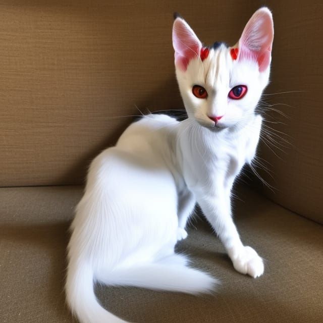 Demonic Kitten Generated by AI