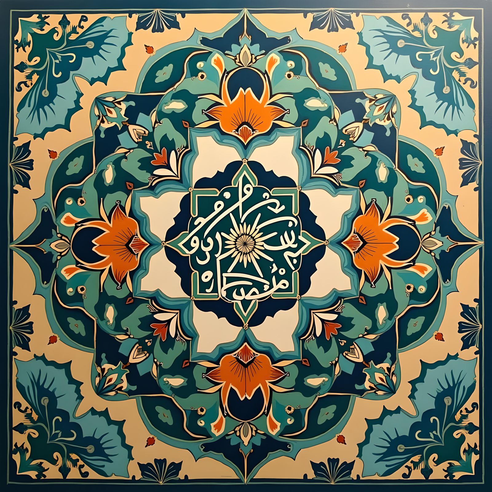 Islamic Geometric Patterns Meet Modern Abstract Art