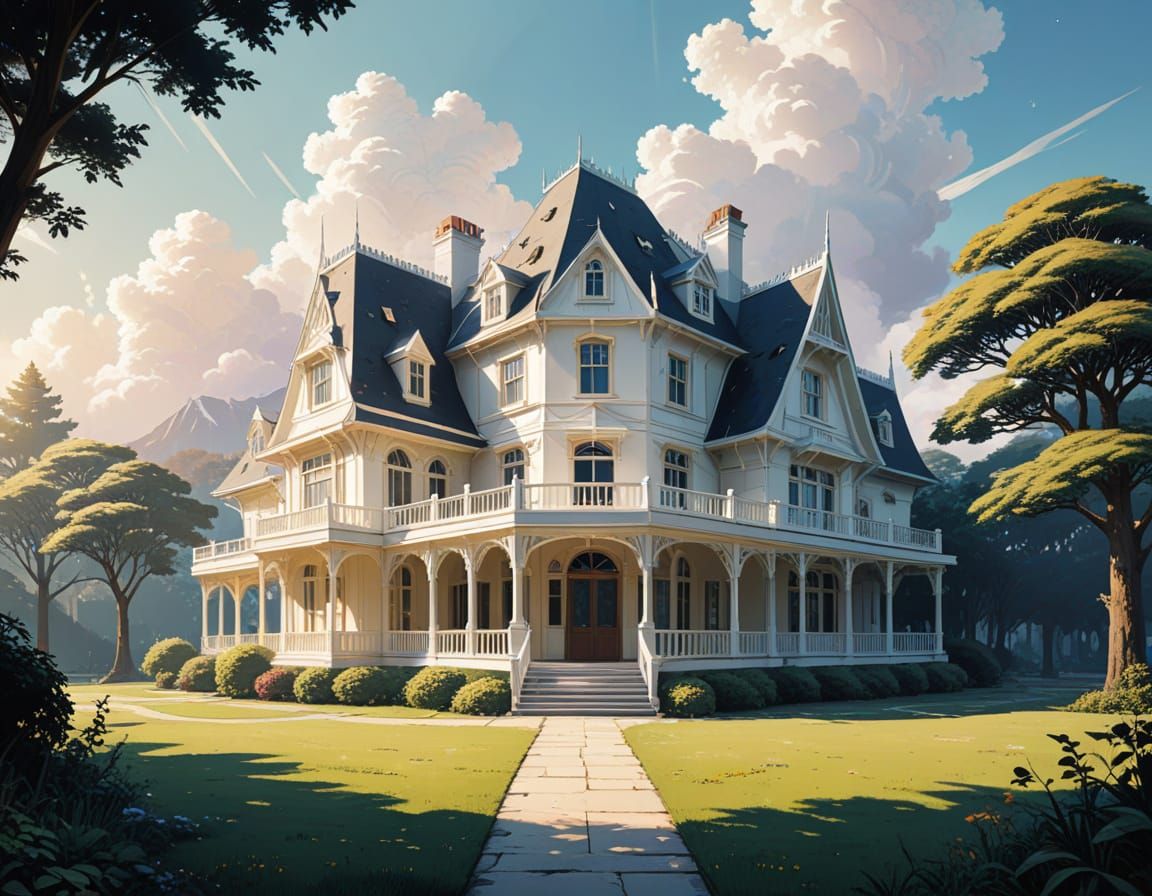 Geometric Abstraction in Shimmering White and Beige