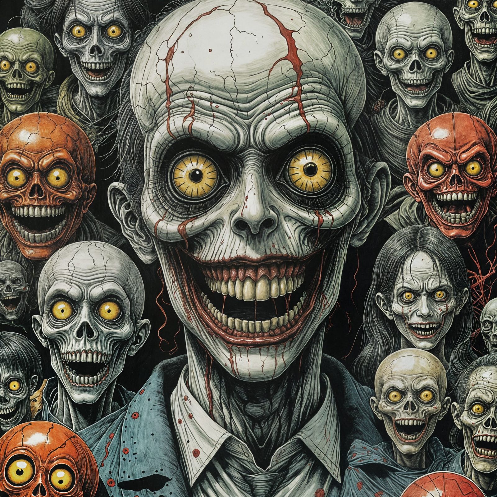 Horror Manga Art Inspired by Junji Ito