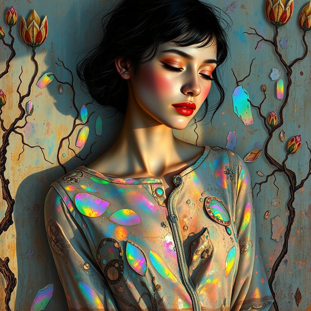 Whispers of Ephemeral Beauty in Iridescent Hues