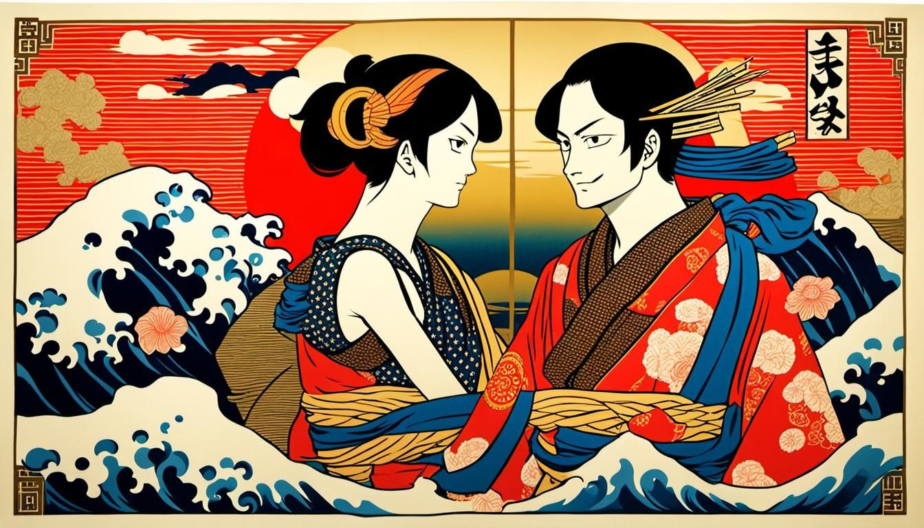 Nami from One Piece as Art Deco Banknote