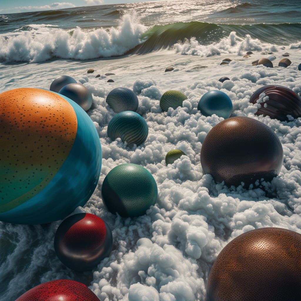 Bowling Ball Beach in California