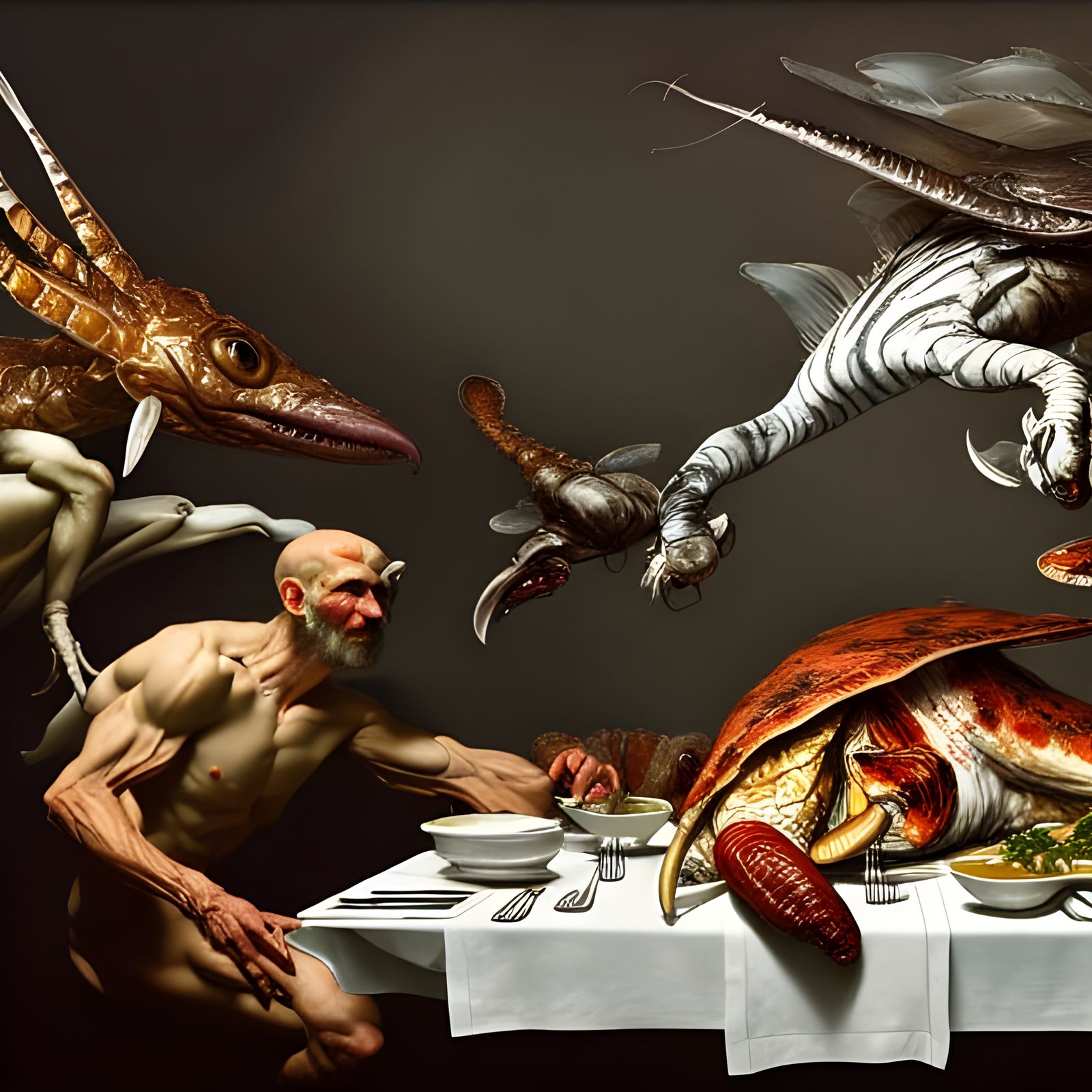 Hyperrealistic Fresh Catch of the Day Illustration