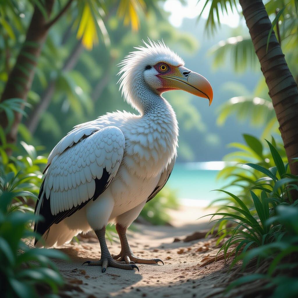 Majestic Dodo in Morning Light, Wildlife Photography