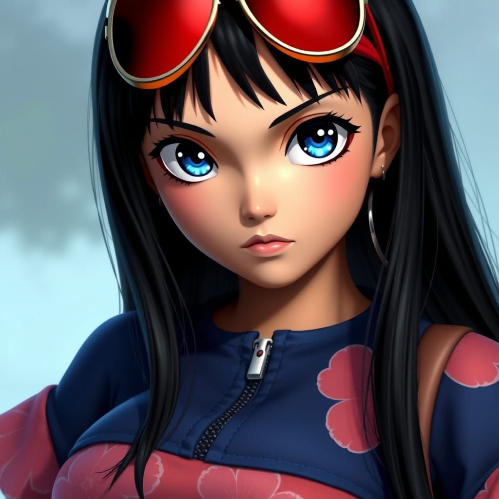 Nico Robin in Ethereal Fantasy Setting