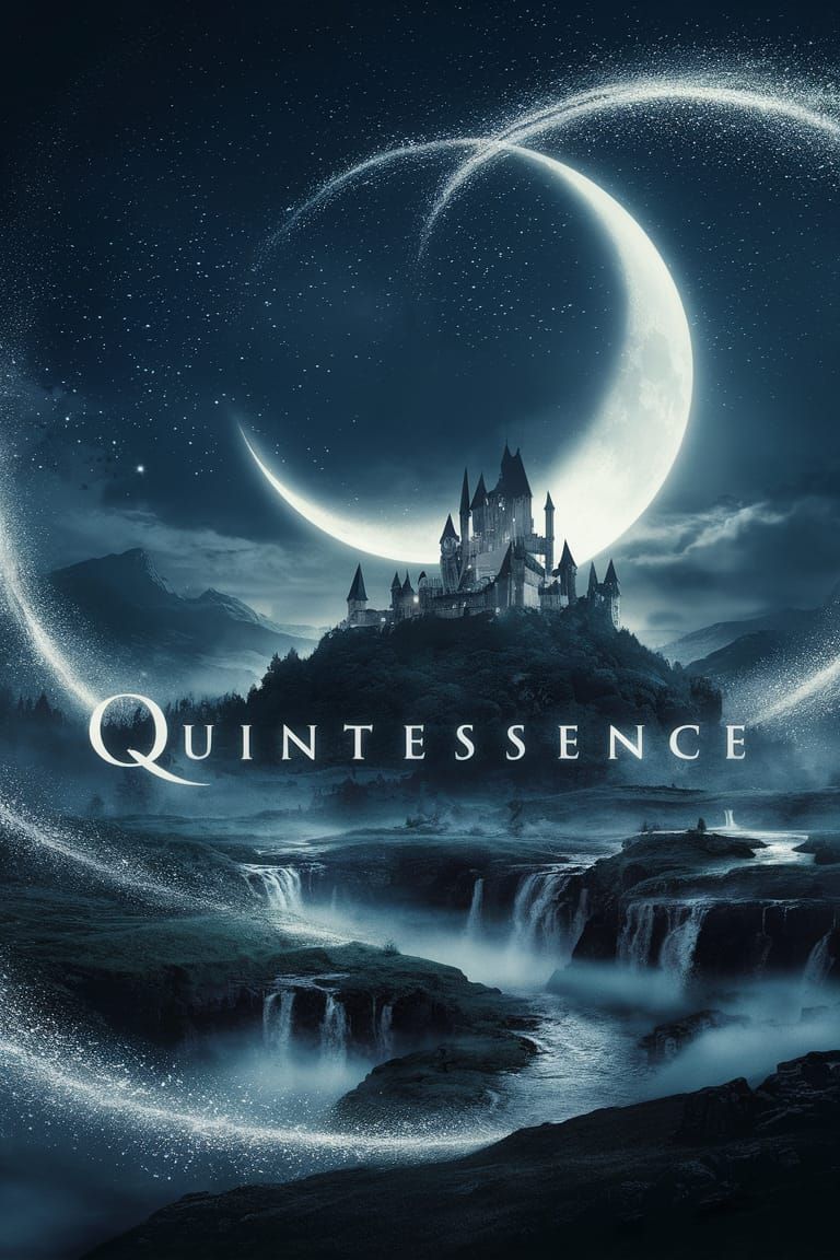 Hyperrealistic Fantasy Movie Poster at Night