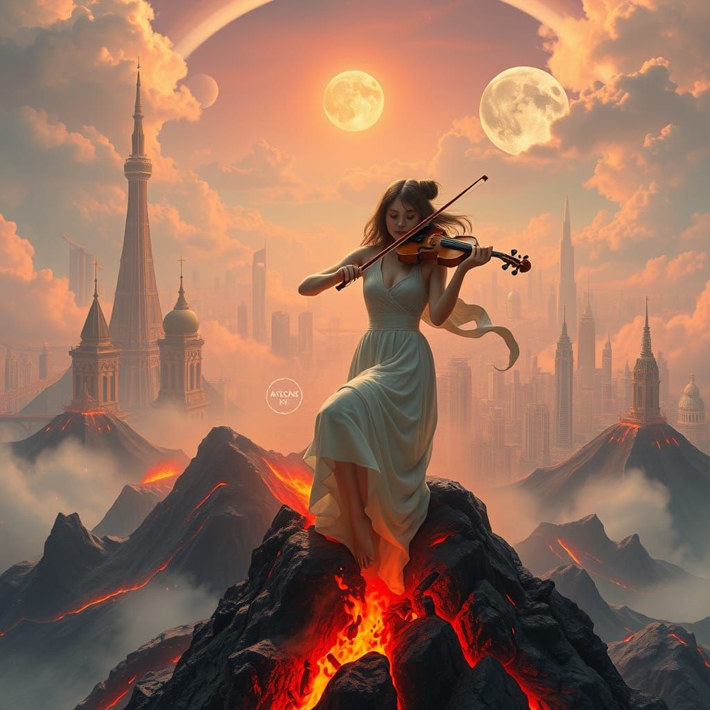 Girl Runs on Waves, Surreal City Underwater