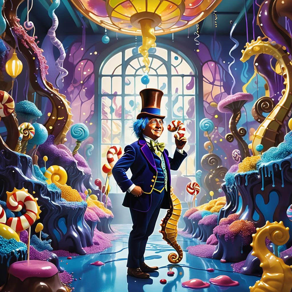 Oompa Loompa in Wonka's Factory: Pixar-style 3D Art