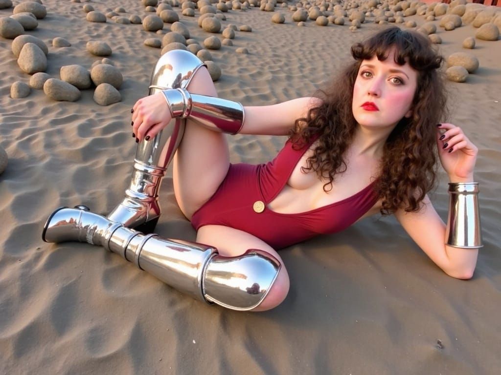 Sci-Fi Anime Action Heroine on Alien Planet