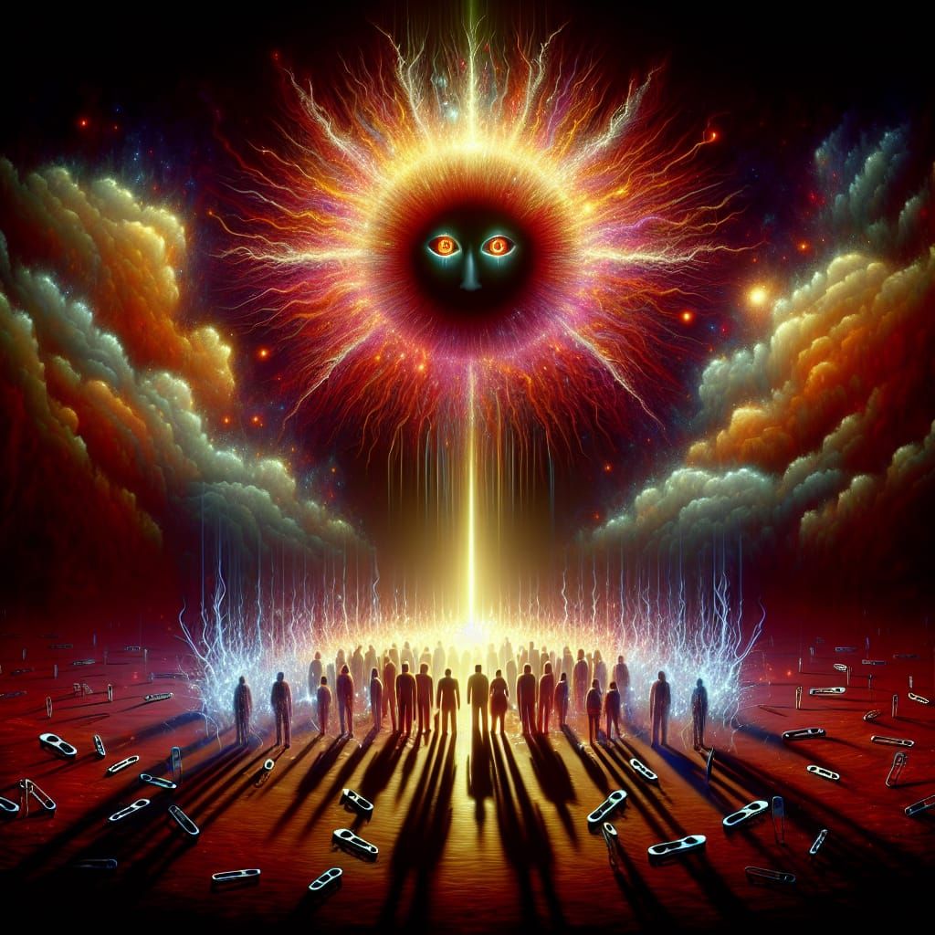 Radiant Halo and Evaporating Dreams: A Symbolic Image