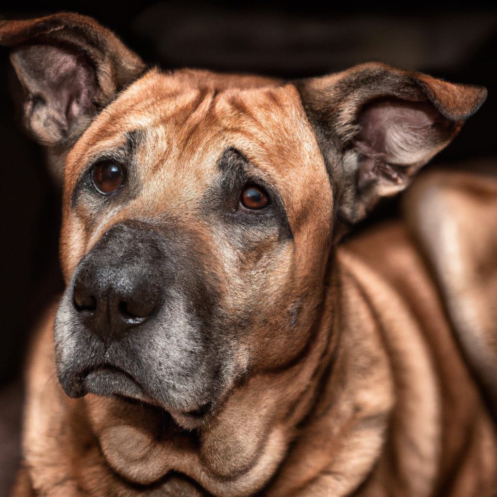 Chinese Pug and Labrador Crossbreed Dog