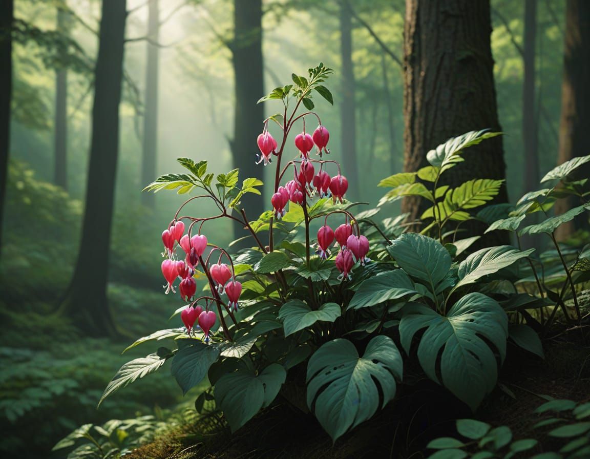 Lamprocapnos spectabilis	bleeding heart	Papaveraceae