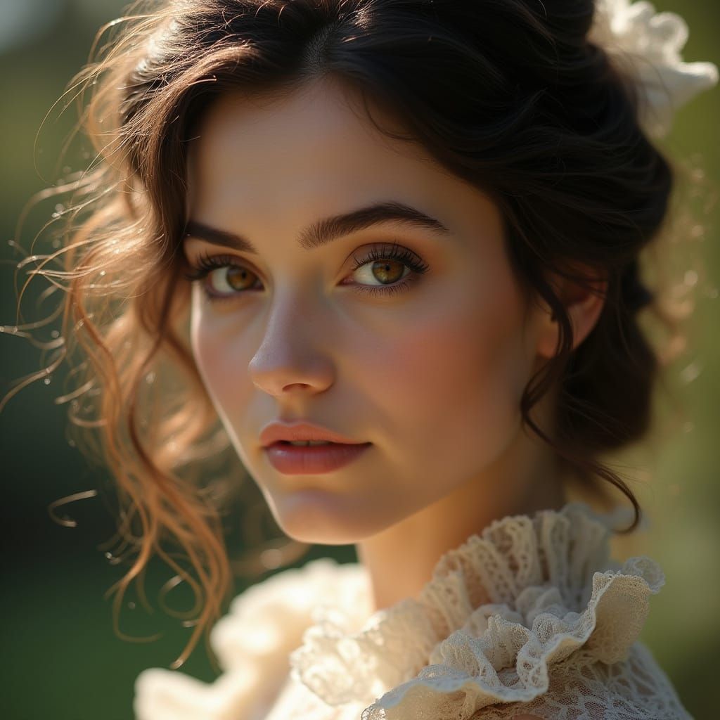 Elegant Victorian Beauty in Exquisite Detail