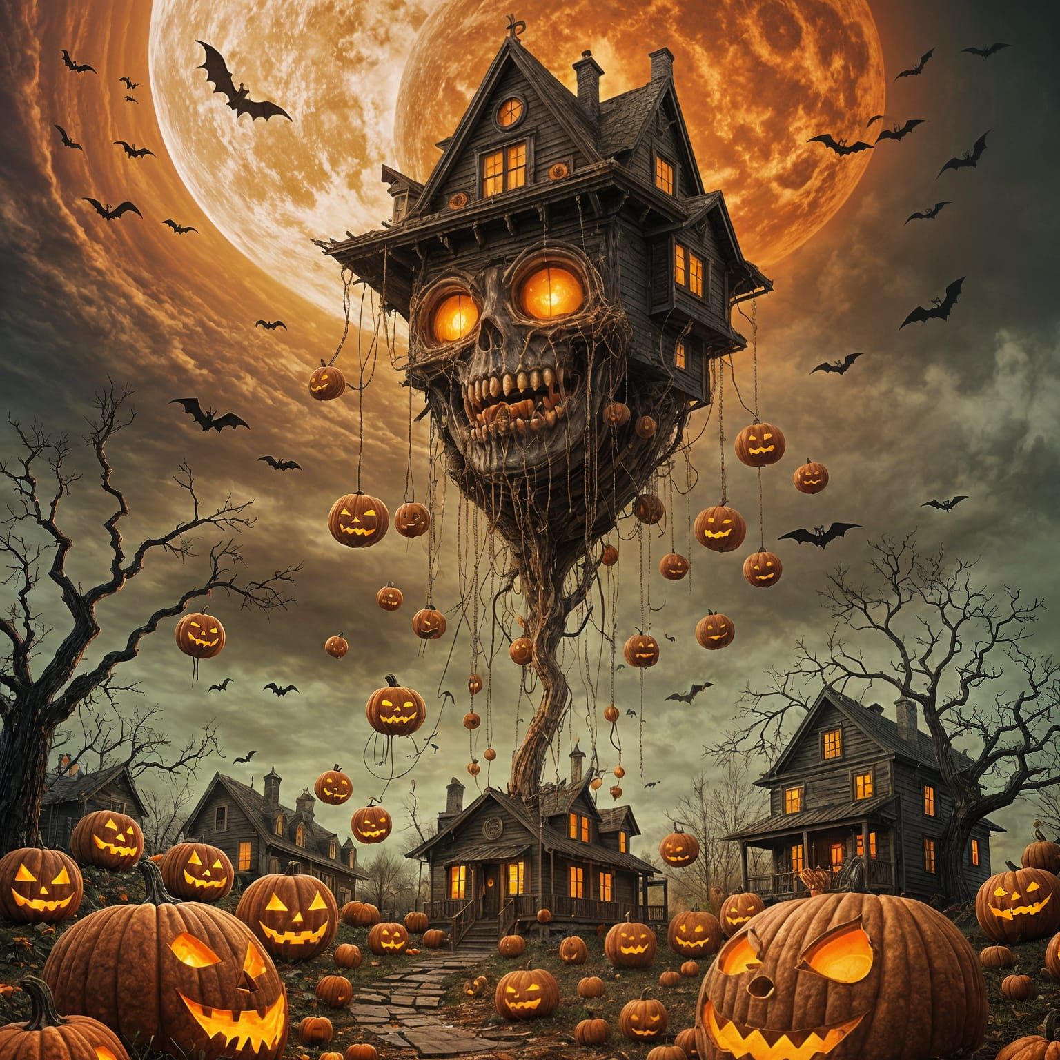 Ghoul Meltdown Over Halloween House for Candy