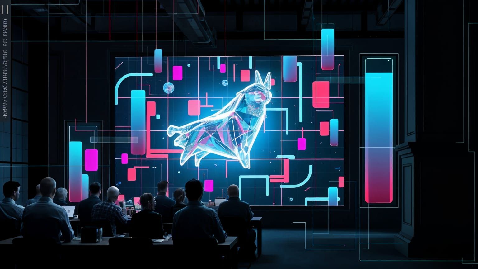 Complex Glitch Geometry with Evolving Patterns