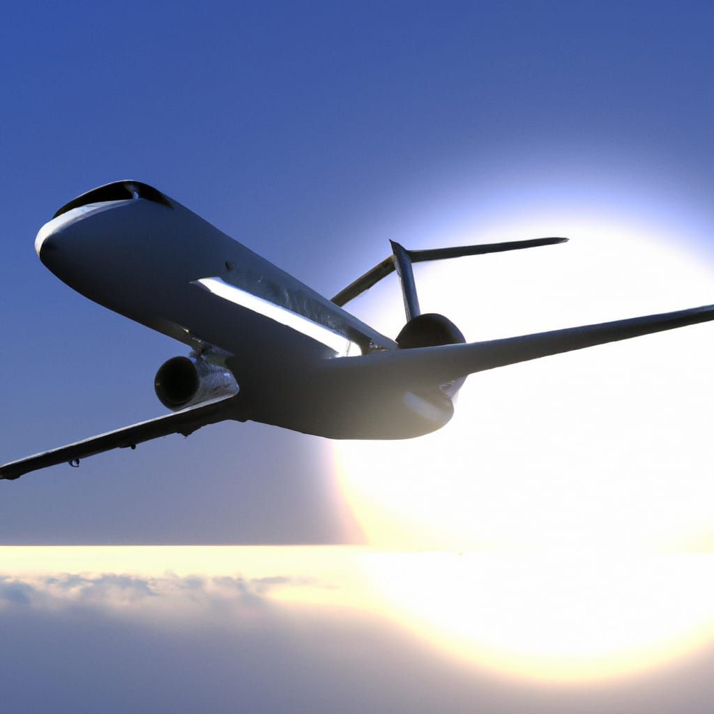 AI Generated Image of an Airplane