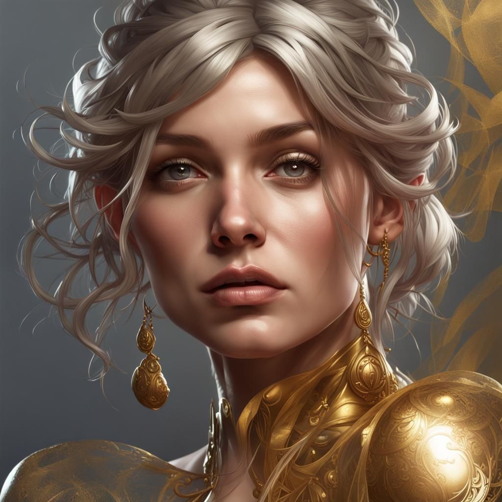 Detailed Portrait with Dynamic Lighting